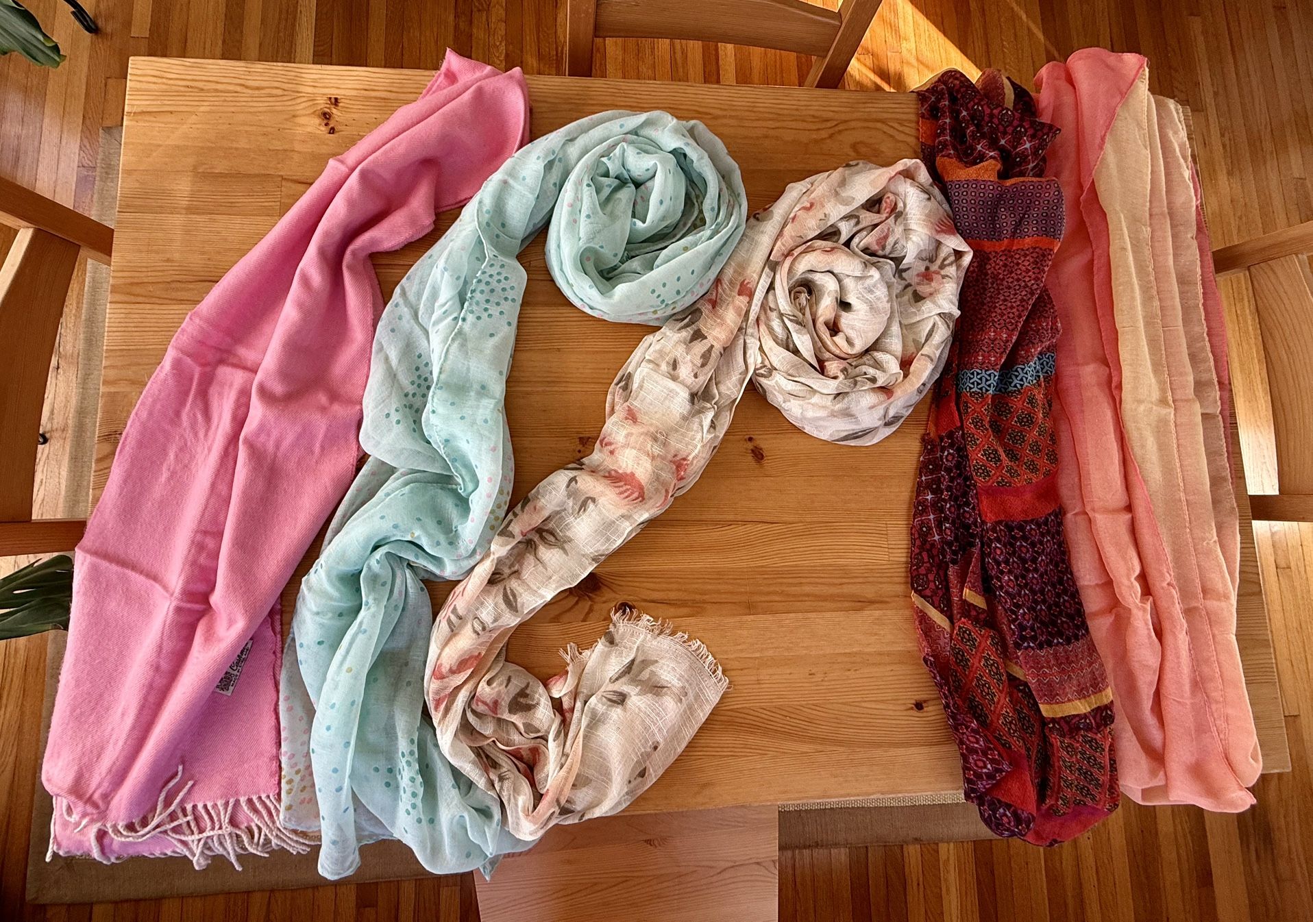 Elegant Collection Of Scarves 