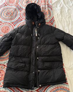 Adidas Originals Black Puffer Parka Jacket