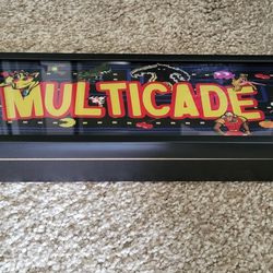 Arcade1up Light-up marquee:  Multicade!