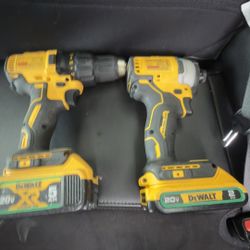 1/2 Dewalt 20v Max Brushless Drill Drivers 