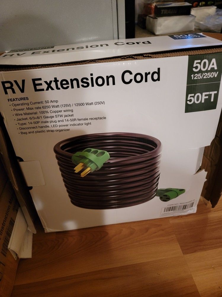 50 Foot Rv Extension Cord 