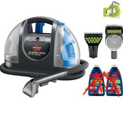 Bissell Little Green Pet Deluxe Portable Carpet Cleaner 3353, Gray/Blue