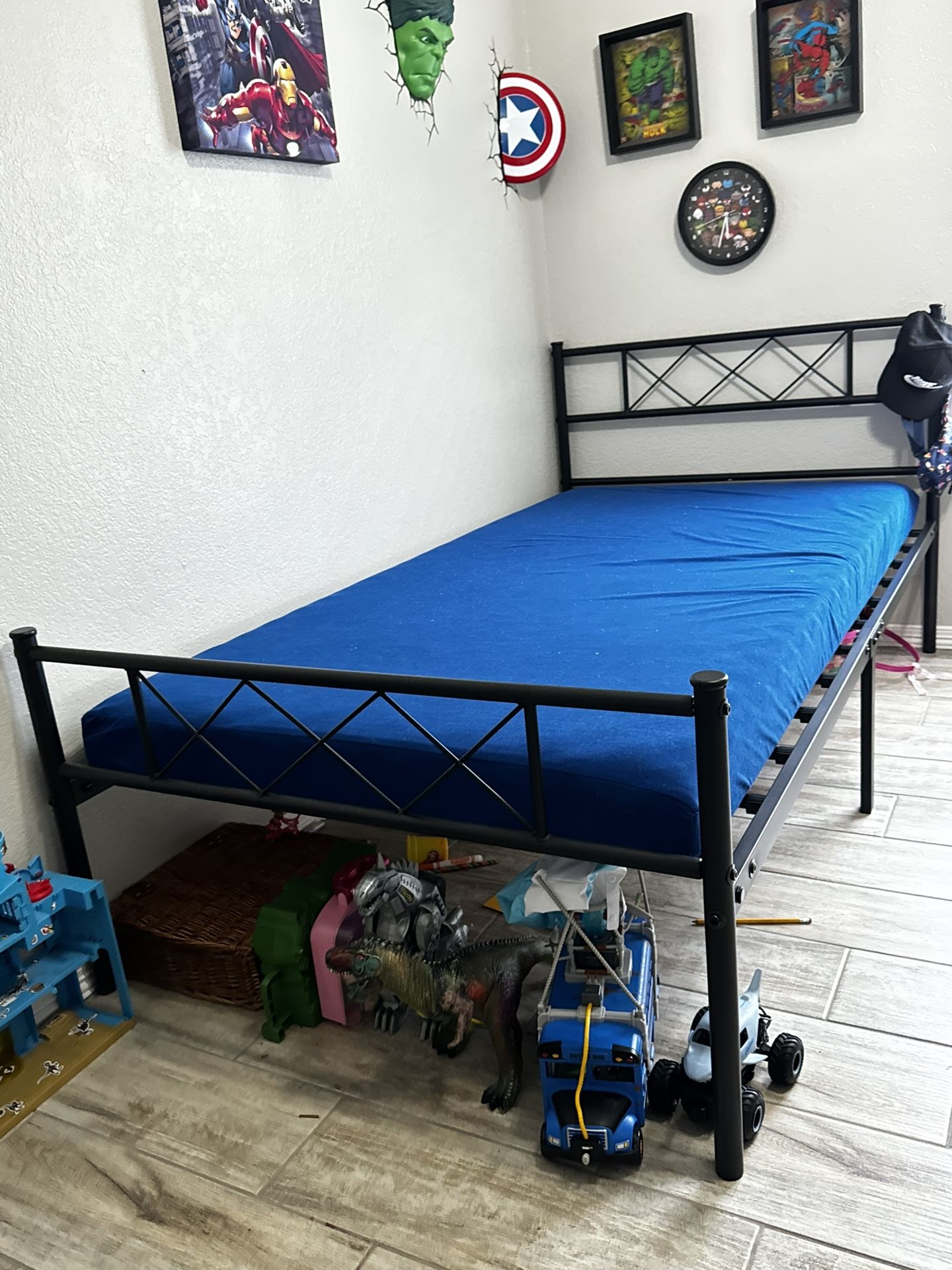 Twin Sized Bed & Mattress 