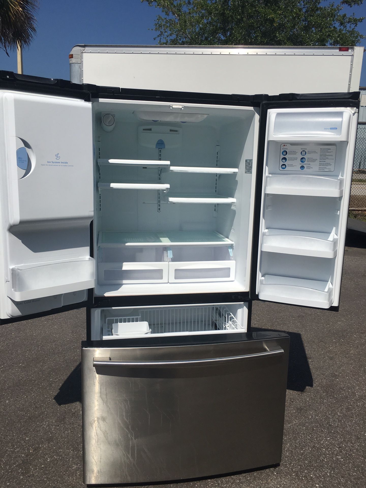 Lg stainless steel refrigerator