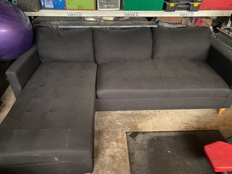 Black couch