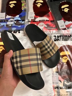 Burberry slides