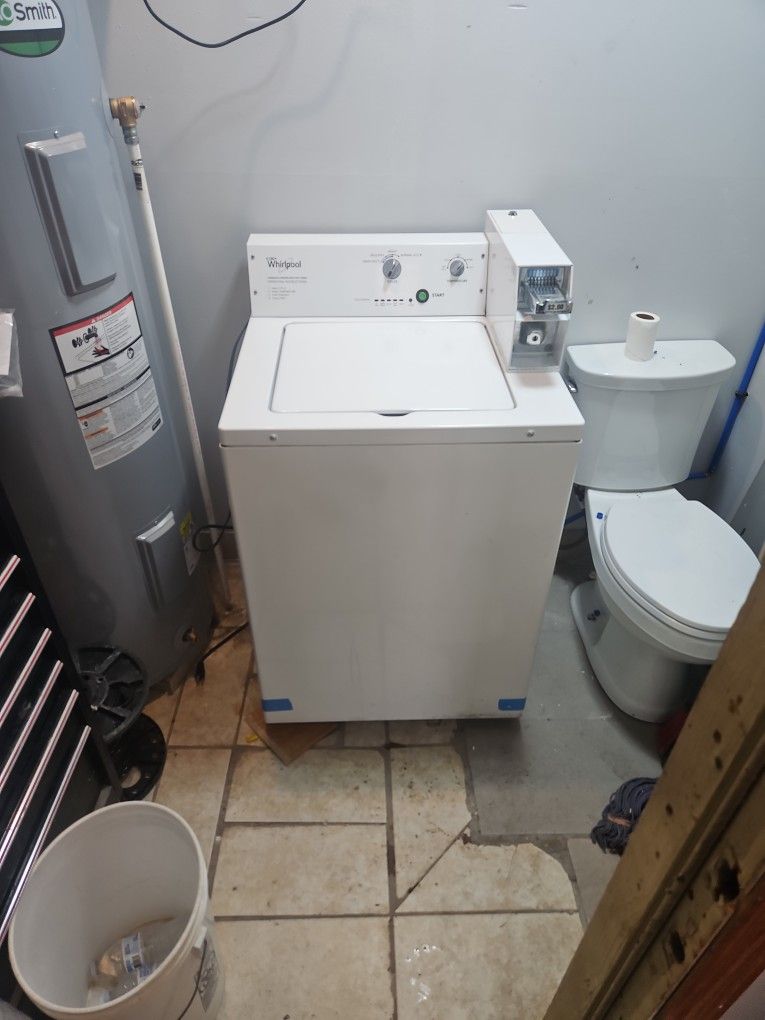 100% Works Coin Washer Whirlpool Commercial