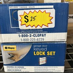 Clopay Garage Door Keyed Lock Set