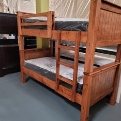 Twin Over Twin Bunk Bed Mattresses Include