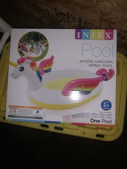New Unicorn Spray Pool