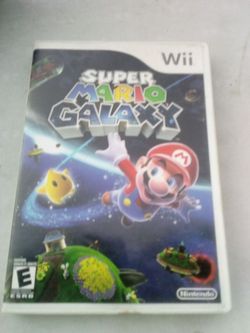 Mario Galaxy game Nintendo wii 30$ cash