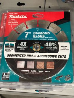 7 inch Makita concrete blade