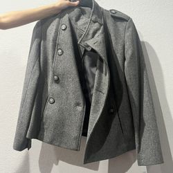 Grey coat for women