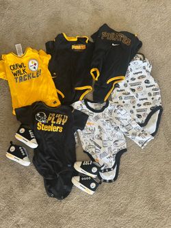 Pittsburgh Steelers  Baby Clothes Bundle (6–12 Months)