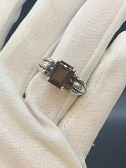 Ladies brown stone ring #34107