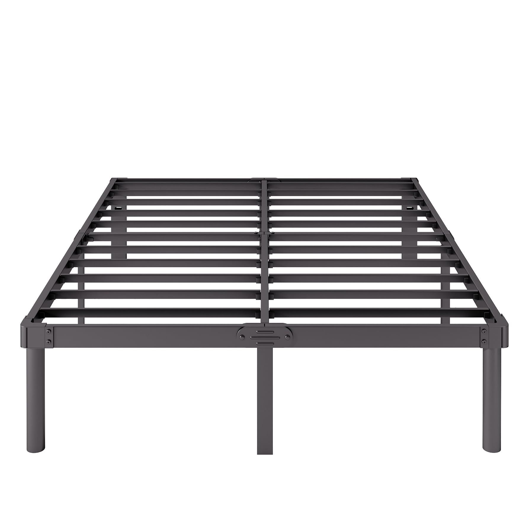 Brand New King Bed Frame 18 Inch Metal Bed Frame King Heavy Duty Platform King Size Bed Frame No Box Spring Needed Easy Assembly Noise Free Black