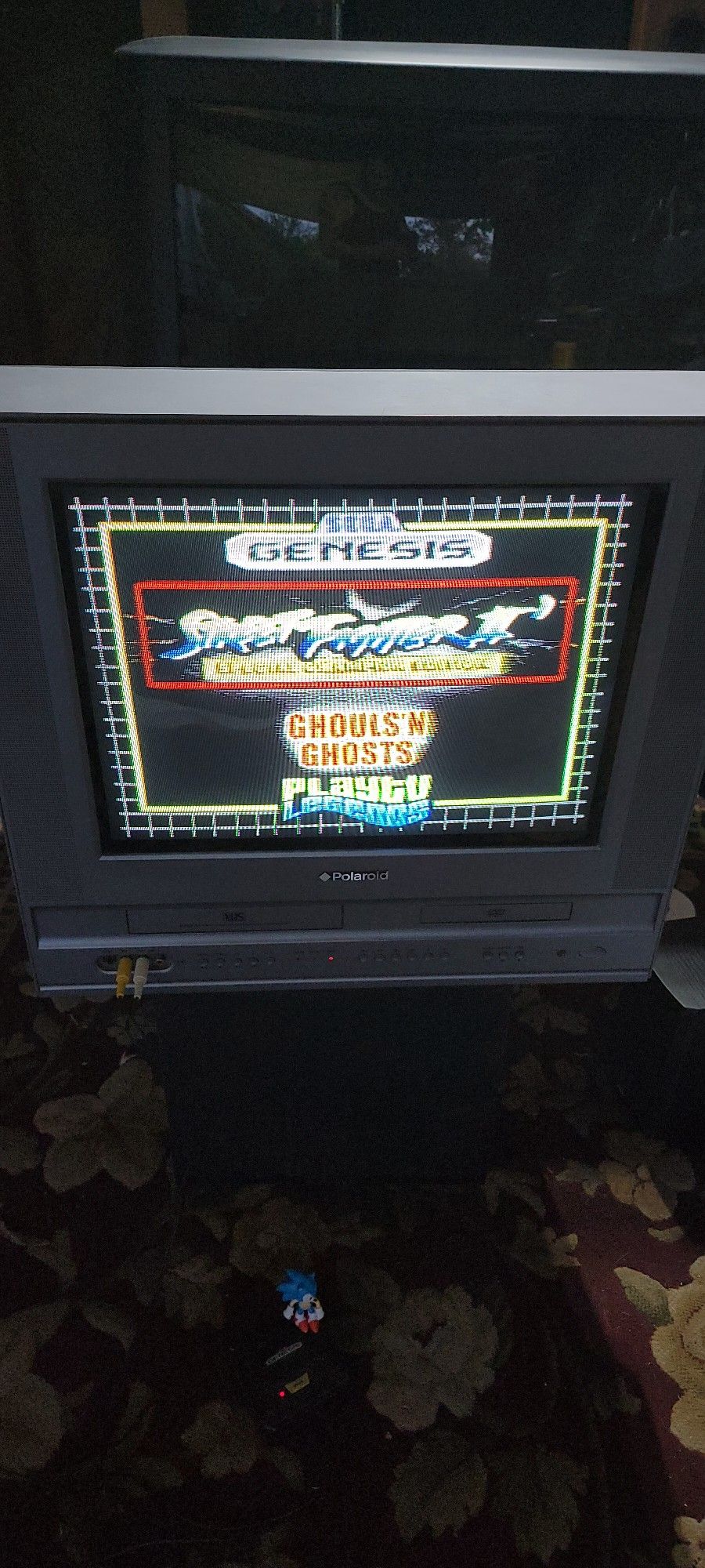 Oldschool CRT Panasonic Color TV ๐บ VCR Combo