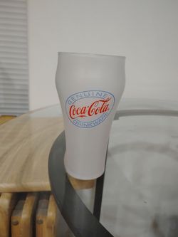 1990s Genuine Coca-Cola drinkware frosted