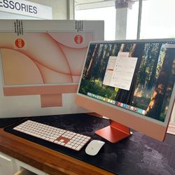 Apple iMac 24” 2021 M1 Chip 16GB RAM 256GB SSD IN BOX LIKE NEW Complete Set