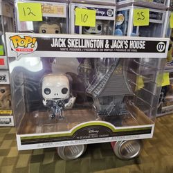 Funko Pop Jack SKELLINGTON Jack's House Nightmare Before Christmas Disney Halloween Horror