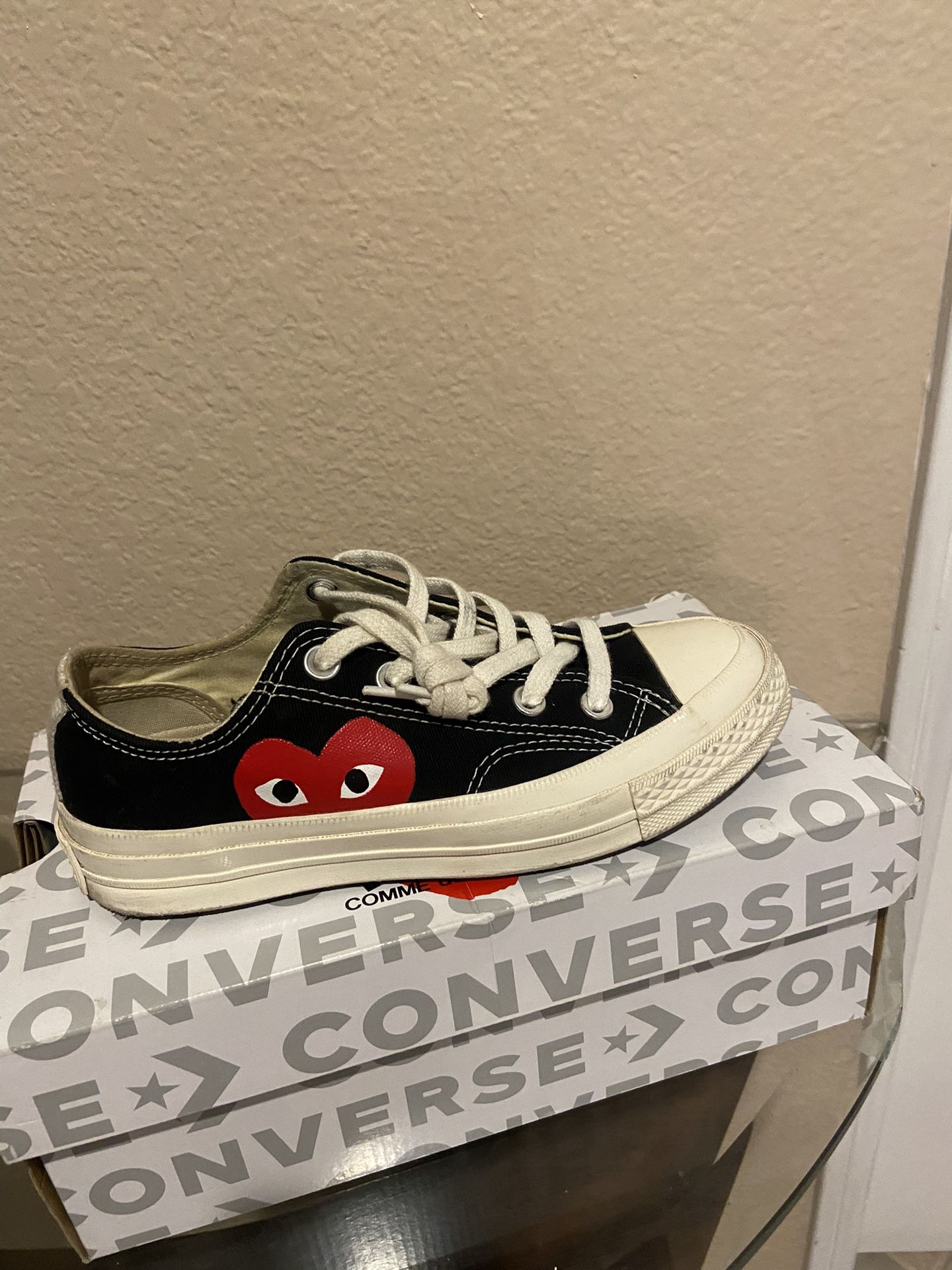CONVERSE X COMME DES GARCONS PLAY ALL STAR CHUCK '70 OX BLACK