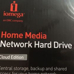 New IOmega Hard Drive And NAS Combo In Box