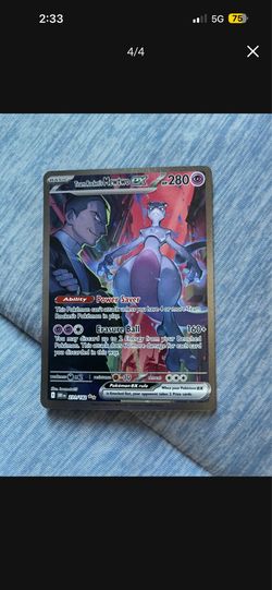 Mewtwo Pokemon Card