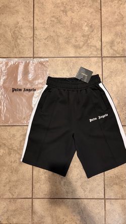 Palm Angels Black Track Shorts