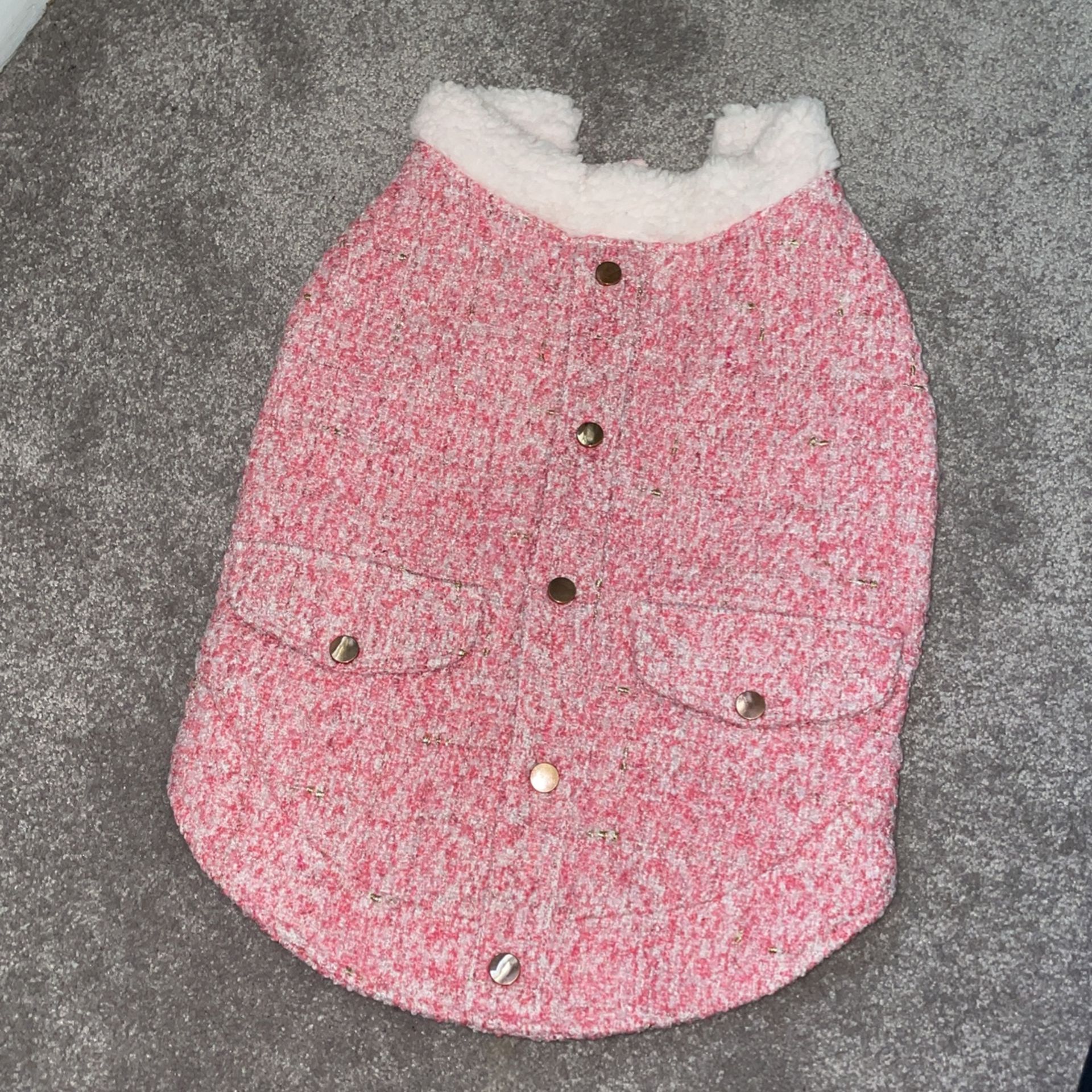 Large Pink Fashion Coat For Doggy