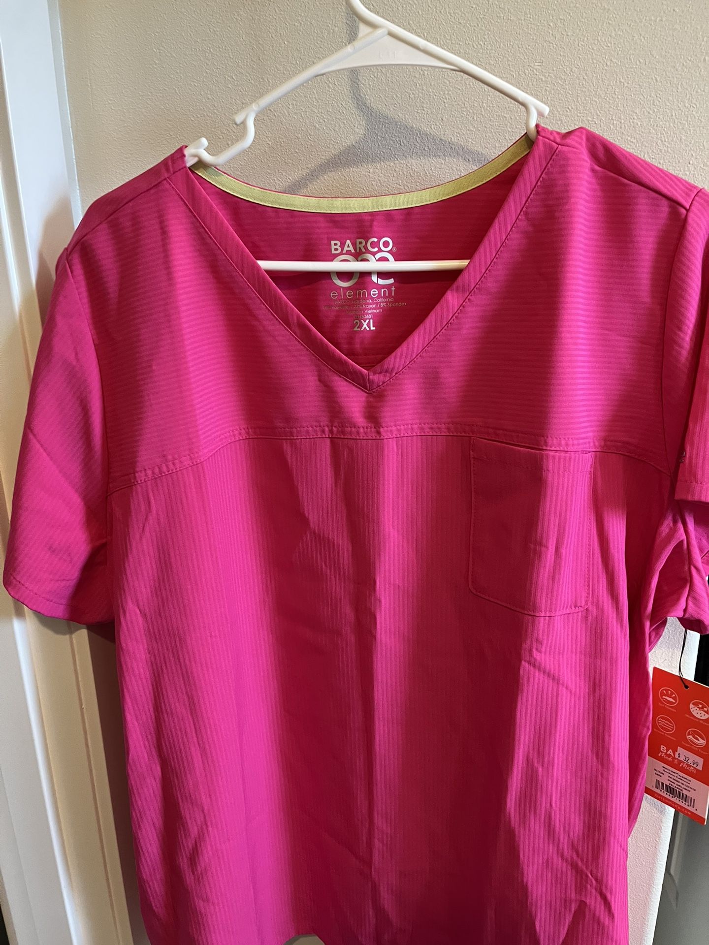 Scrub Top. New With Tags. Never Worn. Size 2 XL.