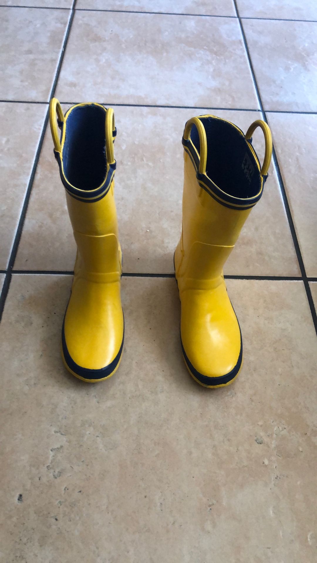 Yellow Raining Boots