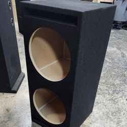 Double Ported 12" Subwoofer Box 14x14x32