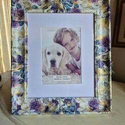 Hand designed picture frame, one of a kind