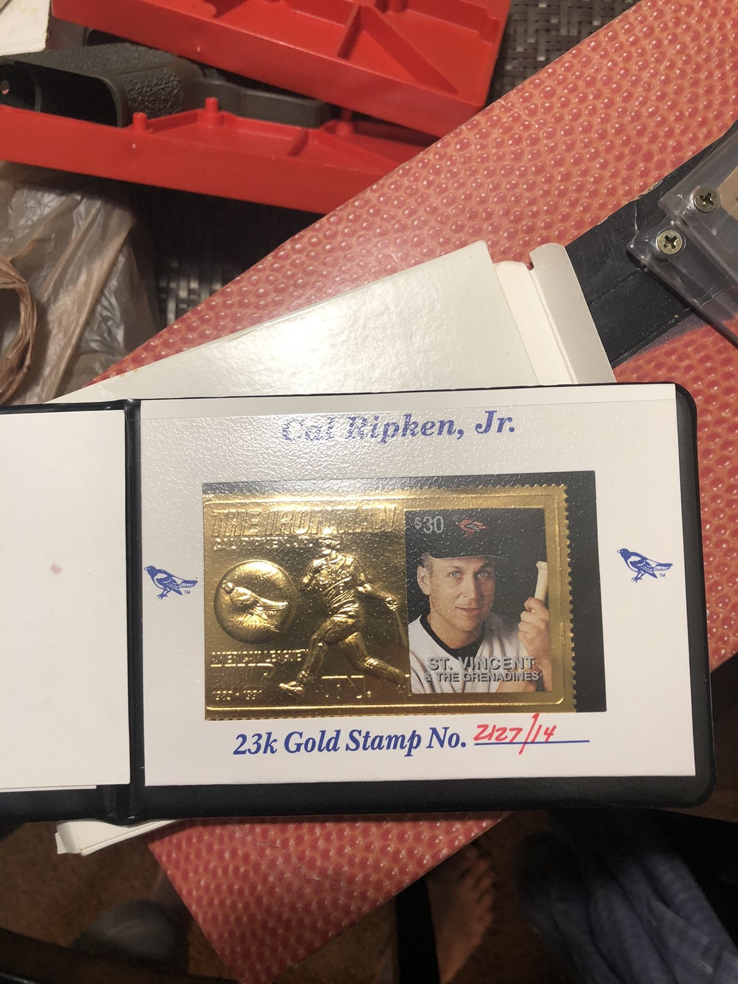 Cal Ripken jr gold sports card