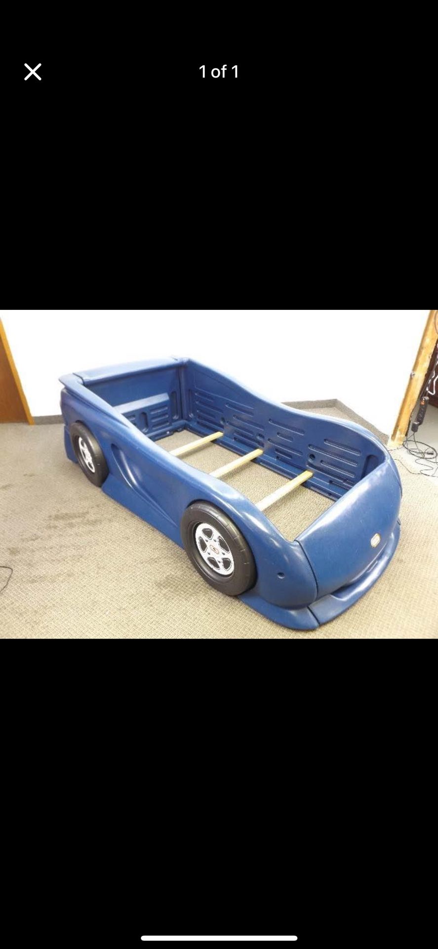 Little Tikes Blue Car Twin Bed
