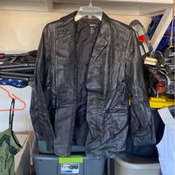 DKanY Leather Jacket For Women Size 6