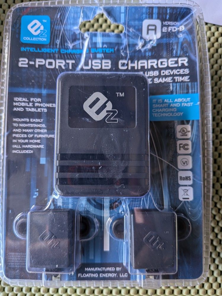 2 Port USB Charger. Mountable