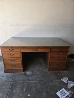 Solid Wood Executive Desk Free
