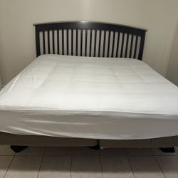 King Bed, Beautyrest Mattress, Box Spring and Bed Pedestal, Headboard($150)