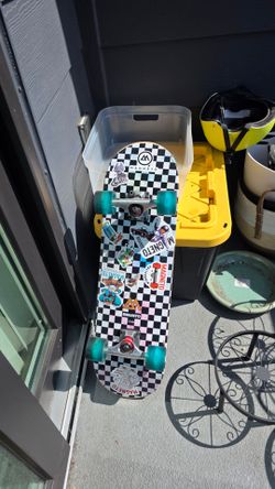 Boys skateboard