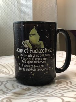 Grinch coffee mug new! 15 oz