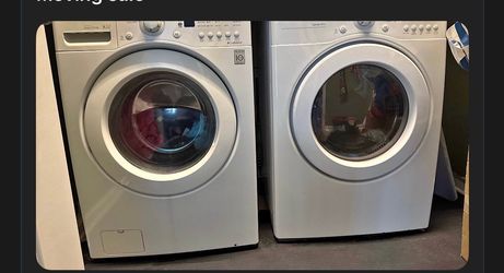 Lg Front Face Washer And Dryer