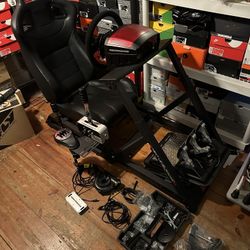 Thrustmaster x Sparco x Next Level Racing Driving Simulator GREAT CONDITION! (XBOX/PC) 