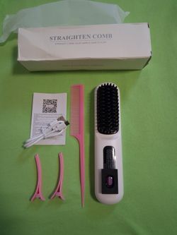 New Cordless Hair Straightener Brush ..
