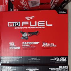 Milwaukee New 41/2"-5" Grinder Fuel