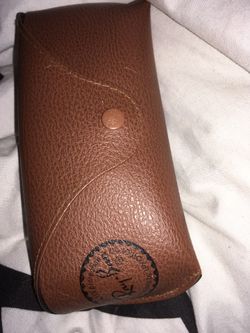 Leather Ray-Ban Sunglass Case