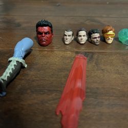 Marvel Legends Lot – Heads, BAF Piece, Effects Accessories
