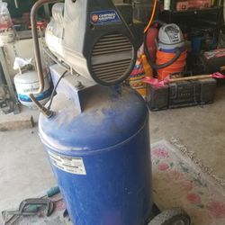 Tank And Motor Good  Need Psi Part 100 Dollars 