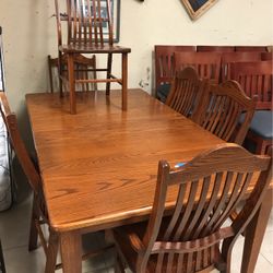 Dining Table With 6 Chairs 