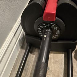 Adjustable Barebell Weight Set